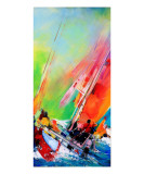 Le Grand Depart Tryptique 1 of 3 Wydruk giclee autor Max Laigneau