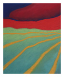 Storm Over Fields Giclee Print by Janel Bragg