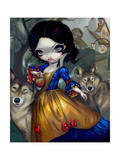 Loup-Garou: Blanche Neige Giclee-trykk av Jasmine Becket-Griffith Loup-Garou: Blanche Neige Giclee-trykk av Jasmine Becket-Griffith