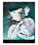 Emerald with title Giclee Print by Frederick Watson