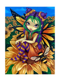 Sitting on a Sunflower Giclee-trykk av Jasmine Becket-Griffith Sitting on a Sunflower Giclee-trykk av Jasmine Becket-Griffith