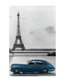 La Voiture Bleue Affiches