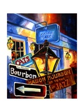 Signs of Bourbon Street Giclee Print by Diane Millsap Signs of Bourbon Street Giclee Print by Diane Millsap