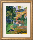 Matamoe (Peacocks in the Country), 1892 Framed Giclee Print by Paul Gauguin