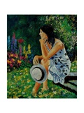 Dreaming In The Garden Giclee Print by Ledent 