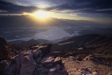 Dantes View Sunset, Death VAlley, CA Photographic Print by George Oze