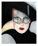 Veiled Threat with title Giclee Print by Frederick Watson