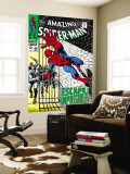The Amazing Spider-Man 65 Cover: Spider-Man Charging Wall Mural by John Romita Sr.