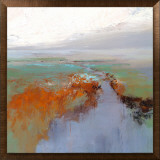 Silver Light Framed Canvas Print by Jan Groenhart