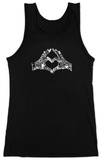 Juniors: Tank Top - Heart Fingers T-Shirts