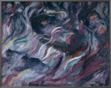 Uncertainties I, The Farewells 1911 Framed Canvas Print by Umberto Boccioni