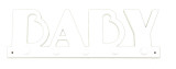 Pegged Word: Baby Wood Sign