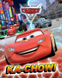 Disnay Cars 2 (Ka-Chow!)-Metallic - Poster