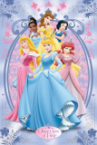 Disney Princess-Metallic Poster