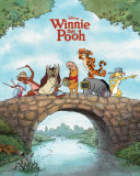 Winnie the Pooh-Metallic - Poster