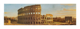 A View of the Colosseum in Rome Kunst von Luigi Vanvitelli