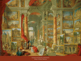 Views of Modern Rome Print by Giovanni Paolo Pannini