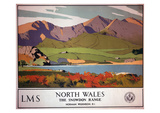 North Wales the Snowdon Range Lámina giclée North Wales the Snowdon Range Lámina giclée