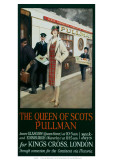 The Queen of Scots Pullman, Pullman Company, c.1930s Giclée-tryk The Queen of Scots Pullman, Pullman Company, c.1930s Giclée-tryk