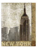 Un automne à New York Art par Keith Mallett