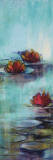 Aqua Lotus II Prints by Karen Lorena Parker