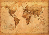 World Map- Antique Zdjęcie World Map- Antique Zdjęcie