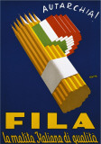 Fila, 1938 Poster von Lucio Venna
