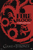 Game of Thrones - Fire and Blood - House Targaryen Pôsters