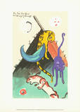 The Three Panthers of The King Joffus, 1913, 1913 Poster von Franz Marc