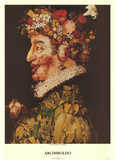 Frühling Poster von Giuseppe Arcimboldo