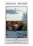 Broads Eels Giclée-Druck
