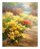 The Lake Path Print by Vera Oxley