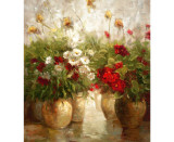 Red White and Gold Art by Ian Cook