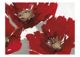 Red Poppy Forrest II Posters by Natasha Barnes