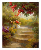 Garden Steps Posters by Calvin Stephens