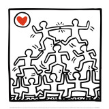 Keith Haring - One Man Show (details) - Poster Keith Haring - One Man Show (details) - Poster