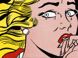 Roy Lichtenstein - Crying Girl, c.1963 - Reprodüksiyon