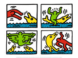 Pop Shop V Affiches par Keith Haring
