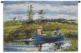 The Blue Boat Wall Tapestry by Winslow Homer