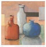 Blue Vase I Print by Ranz 