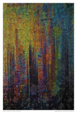 City In Abstraction I Affiches par Jean-François Dupuis
