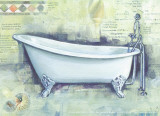 Bath Collage I Print by Cano 