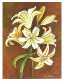 Bouquet Azucenas II Prints by A. Vega
