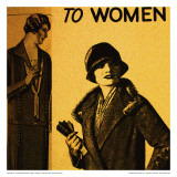 Vintage Womenwear 1925 I (Yellow) Posters by Jean-François Dupuis