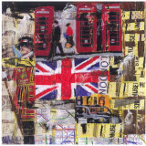 Drapeau Prints by Annick Bru