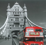 London Red Bus Poster