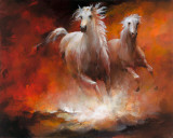 Wild Horses II Prints by Willem Haenraets