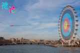 London 2012 Olympics- On Target by Tanya Chalkin Poster