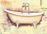Bath Collage III Affiches par Cano 