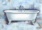 Bath Collage II Kunstdruck von Cano 